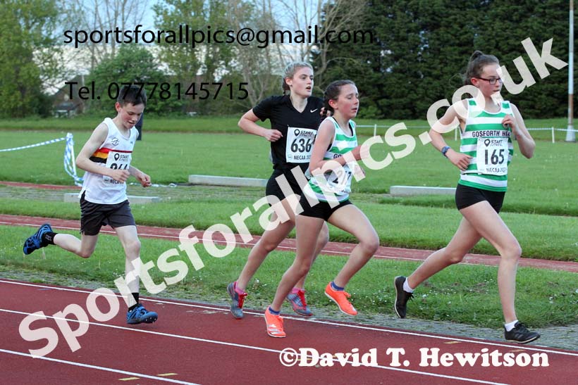 3000 metres, 2021 North East Grand Prix No. 2, Monkton, Wednesday, May 19th. Photo: David T. Hewitson/Sports for All Pics